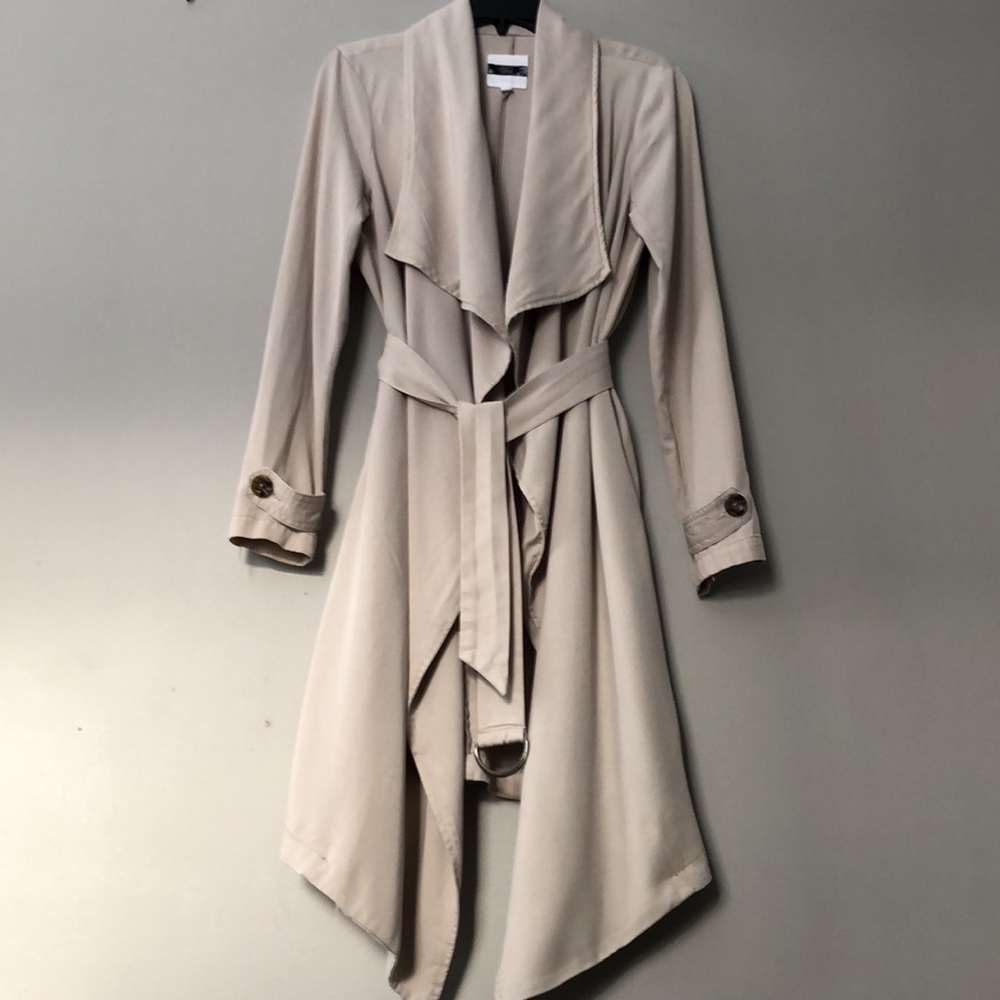 Cream Ivory Trench Coat